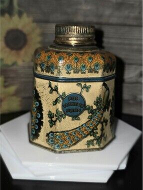 Peacock Blue Inkwell Signed